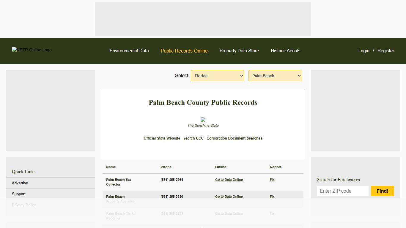 NETR Online • Palm Beach • Palm Beach Public Records, Search Palm Beach Records, Palm Beach Property Tax, Florida Property Search, Florida Assessor